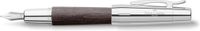 Faber-Castell Vulpen E-motion Chroom/Zwart Perenhout M