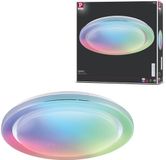 Paulmann LED-plafondlamp Rainbow met regenboogeffect RGBW+ 2800lm 230V 38,5W dimbaar Chroom, Wit