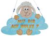 Petra's knutsel-News A-WOH77BEH knutselset, schapen met wolk, afmeting 25 x 18 cm, hout