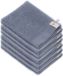 Walra Gant de toilette - Coton Doux - Lot de 12 - Qualité Hôtel - 100% Coton - 550 g/m² - 16x21 cm - Indigo