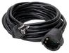Kopp 143405049 Verlengstuk veiligheidscontacten, 10 m, zwart