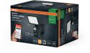 Osram SMART+ WiFi spot avec caméra HD, lumière blanc chaud (3000 K), projecteur avec détecteur de mouvement et de lumière du jour, 2000 lumens, dimmable, IP44