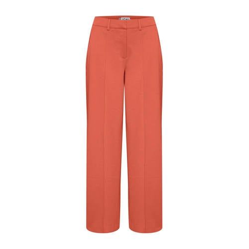 ICHI IHKATE Wide Leg Pant - Coral Red - Women's