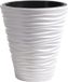 Prosperplast Plantenpot Sand Dunes - wit - D30xH33 cm