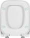 Rootz Abattant de toilette - Blanc