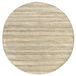 HAMID - Olivia Yute-tapijt, rond tapijt, wol en jute, handgeweven voor woonkamer, slaapkamer, woonkamer, natuurlijk wit, 150 x 150 cm
