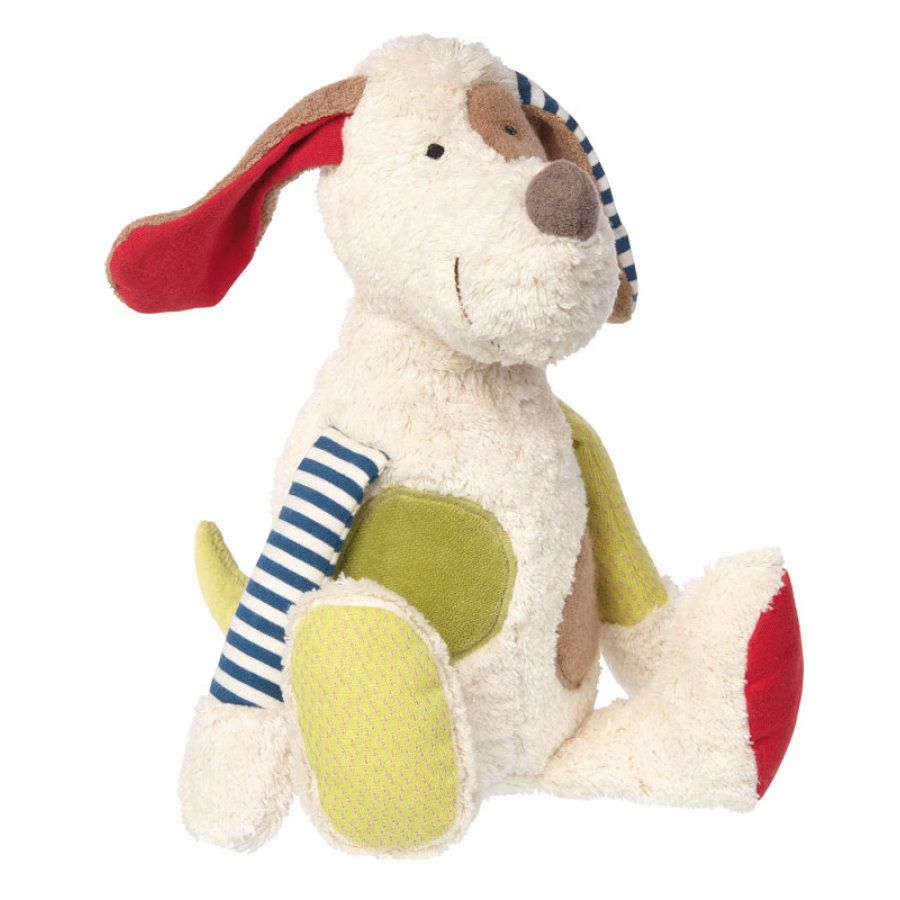 Sigikid Knuffeldier Patchwork Hond - Green
