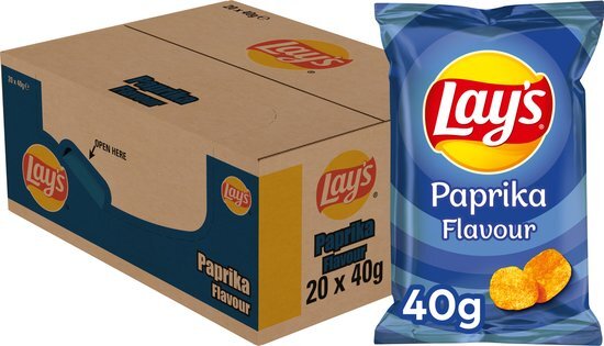 Lay&#39;s Paprika - Chips - 20 x 40 gram