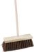 Sorex Balai de rue Bassin en bois - 34 cm - fibres dures - balai d'extérieur - qualité de luxe - Manche 140 cm