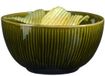 Mica Decorations Serveer/chips schaaltje Nusa - groen - 12 x 7 cm - keramiek