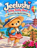 Jeelushi Cozy Teddy Bear Around the World Edition Coloring Book