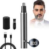 Tondeuse à nez - Étanche - Rechargeable - Noir