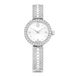 Swarovski Matrix 5743680 Dames Polshorloge Wit/Zilverkleurig Staal