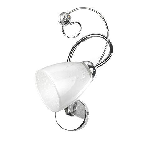 ONLI wandlamp met 1 licht, kleur chroom