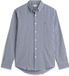 Tommy Hilfiger Heren Lange Mouwen Shirt Katoen XXL Navy/Wit
