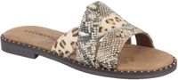 Lazamani Suze Dames Slippers Beige