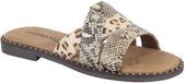 Lazamani Suze Dames Slippers Beige