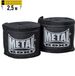 Metal Boxe Boksriemen Zwart Unisex