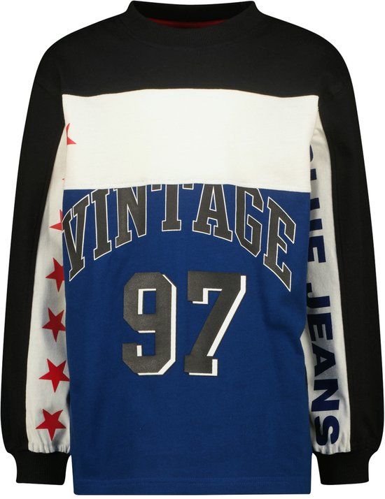 Vingino - Horatio - Jongens - T-shirt - Katoen - Korte mouw - Navy Peony - Maat 152