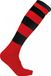 PROACT® Gestreepte Sportsokken PA021 - Sporty Red / Black - 47/50 EU