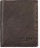 Zippo Leren heren portemonnee large - Mokka