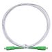 LAZY SPORTS Glasvezelkabel SC/APC naar SC/APC Monomodo Simplex 9/125, Operadores Movistar Jazztel Vodafone Orange Amena Masmovil Yoigo (Blanco 20 m)
