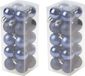 Cosy & Trendy Mini Kerstballen - 40 stuks - Donkerblauw - 3 cm - Kunststof