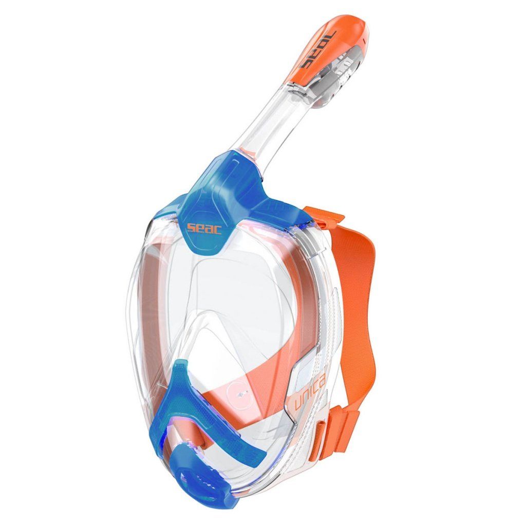 Seac Unica Snorkelmasker Blauw/Oranje S/M