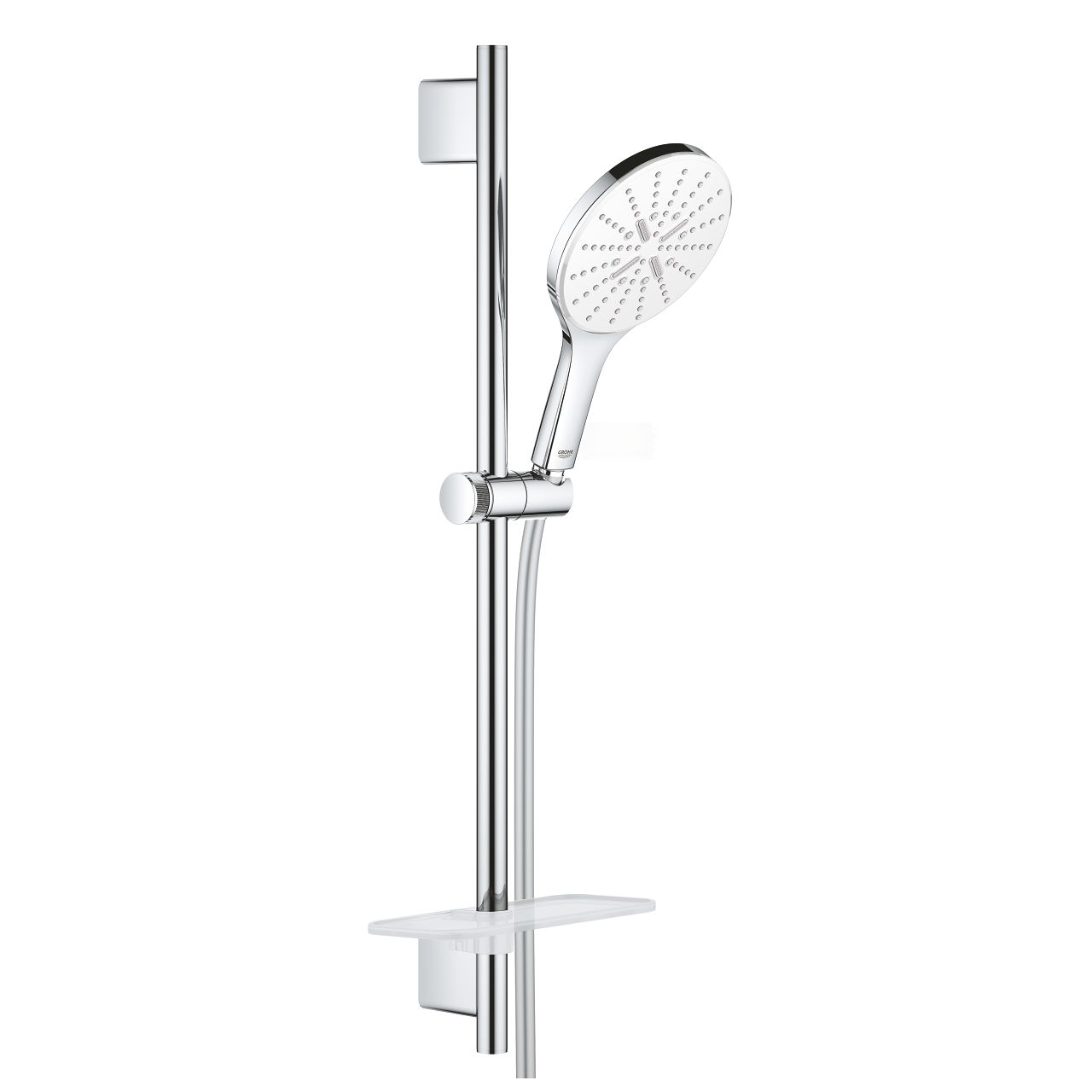 GROHE Rainshower SmartActive 150 Glijstangset - 60 cm - chroom/moon white - 26592LS0