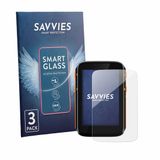 Savvies 3 Stuks Screenprotector - Geschikt voor CooSpo BC200 2024 - Beschermfolie Glas Transparant