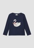 s.Oliver T-shirt Navy Katoen Korte Mouw Ronde Hals Kinderen 92/98