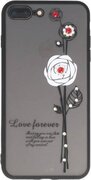 Love Forever Hoesjes Geschikt voor iPhone 7 / 8 Plus Wit