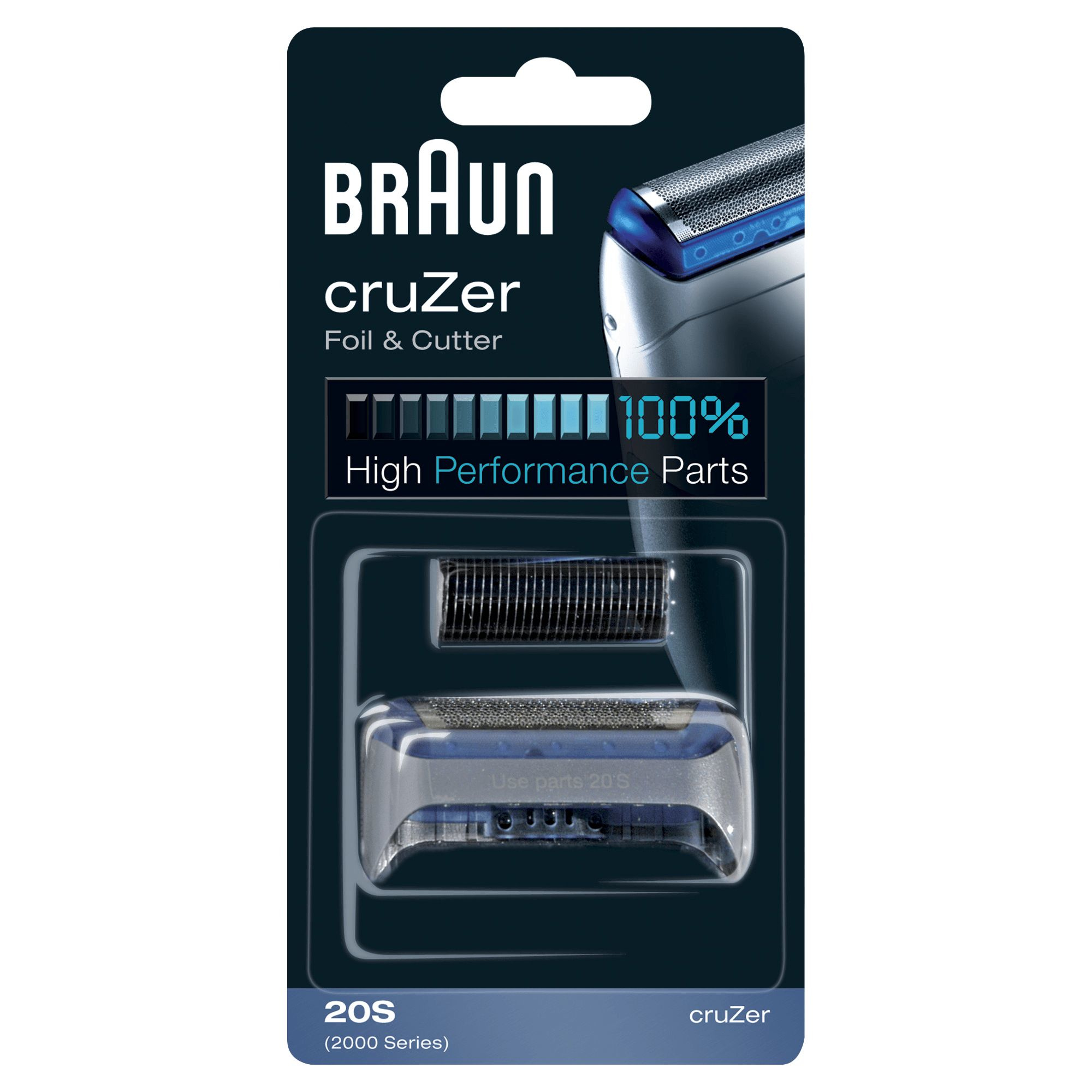 Braun 20S Cruzer Folie en Messenblok - Scheerkop