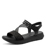Jana Coshy Dames Sandaal 8-28771-46 001 H-breedte Maat: 36 EU
