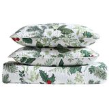 Beatrice Home Fashions Beddengoedset, polyester, groen, wit, rood, kingsize