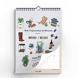 Wandkalender HappyMots Wandkalender 2023, 30 x 42 cm, 16 maanden