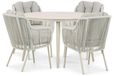 Santika Furniture Santika Nanda/Vienna 120 cm dining tuinset 5-delig