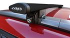 Farad Porte-bagages de toit Convient pour Opel Astra J SW 2010 à 2015 rail de toit fermé - Aluminium - Haute capacité de chargement 100kg - Wingbar - Noir