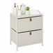 5five Badkamerkast Pisa - 2 mandjes - beige - 45 x 30 x 51 cm - metaal/hout/stof