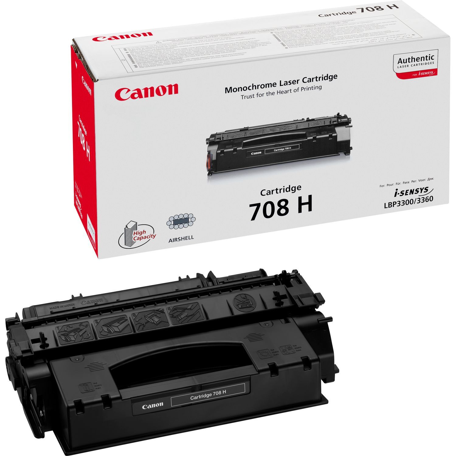 Canon 708H - Zwart - 1 stuk - Tonercartridge