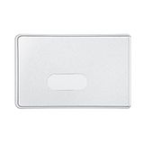 VELOFLEX - Chequekaarthoesjes 90 x 58 mm met duimuitsparing, 25 stuks | Mat gefrost, sterke harde folie, voor bankkaarten, creditcards en zorgverzekeringskaarten