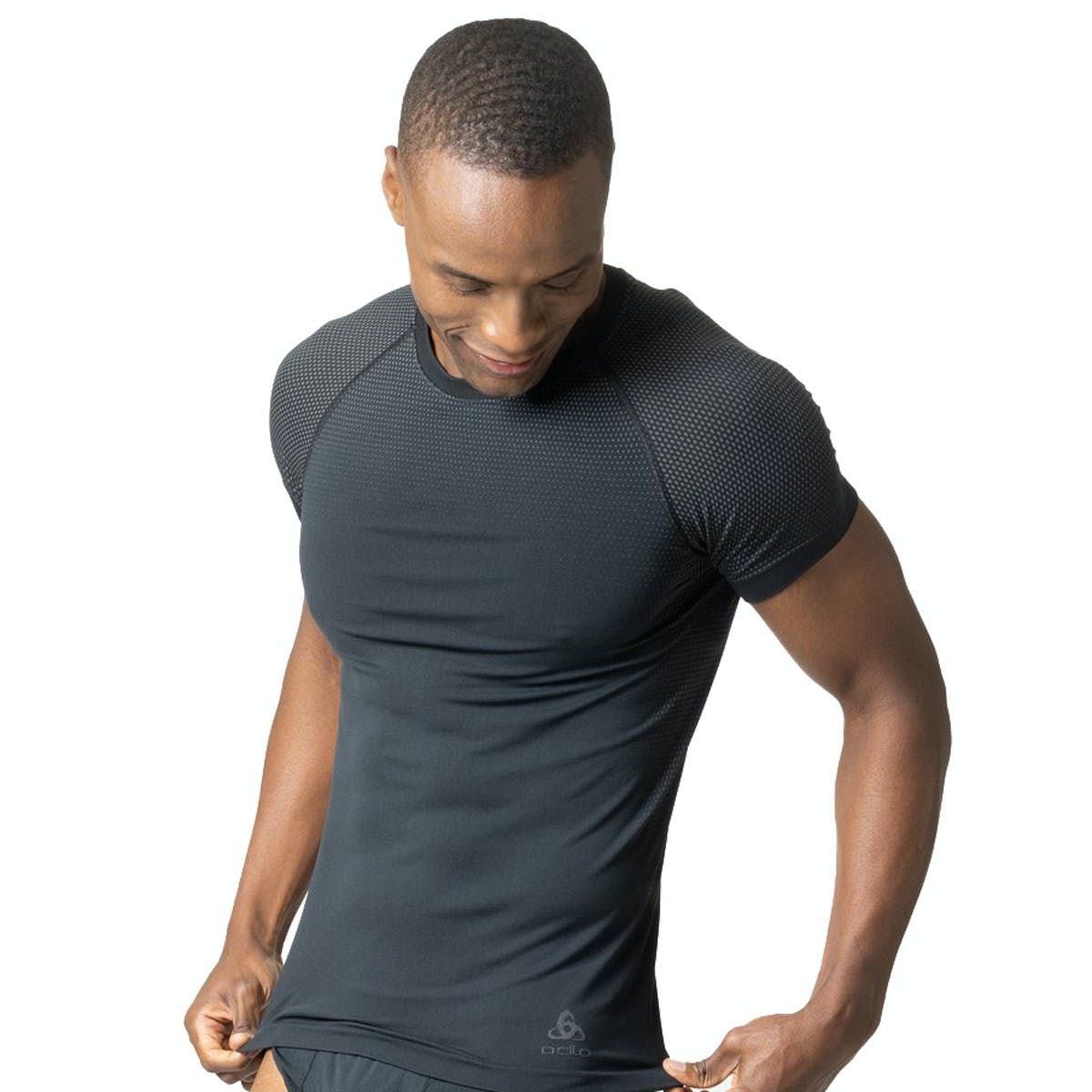 ODLO Performance Light Eco Baselayer Crew Neck - Heren - Grijs - Maat: 7611366165444