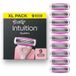 Wilkinson Sword Intuition Quattro, 9 navulmesjes, dames, XL-pack