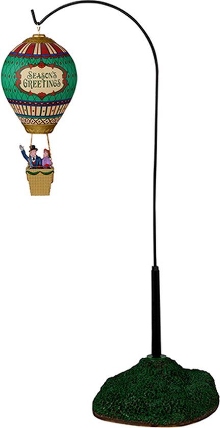 Lemax - 'Victorian Hot Air Balloon' - Tafelaccessoire met animatie - Polyresin - 37.90 cm