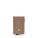 PIQUADRO - Portefeuille Compact Automatique - Femme - Taupe et Bleu