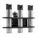 Extreme Max 3005.5606 3-Rod Holder for 45° Lund Sport Track Systems, Black