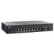 Cisco Small Business SG300-10PP Managed L3 Gigabit Ethernet PoE Switch - 8 Ports - Black