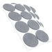 Adsamm® 24 x Zelfklevende Viltglijders Grijs Ø 50 mm Rond 3,5 mm Dikte Meubel- en Vloerbescherming