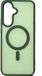 Casemania Hoesje Geschikt voor Samsung Galaxy A27 - Groen - Matte Armor Magnetische Back Cover - Geschikt voor MagSafe - Val/Stoot Bescherming met Verhoogde Camera Randen