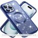 Techsuit Coque MagSafe pour Xiaomi 17T, Luxury Glitter, Bleu Foncé